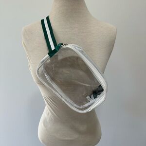 Transparent White Crossbody Bag